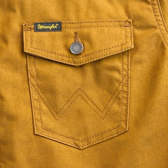 Wrangler Southwestern Quilt Lined Canvas Barn Jacket NWOT Brown Mens Lg Western - Picture 4 of 12